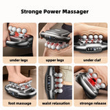 Deep Tissue Percussion Massage Gun Set with 30 Intensities Quiet Muscle Massager for Back Shoulders Legs Pain Relief