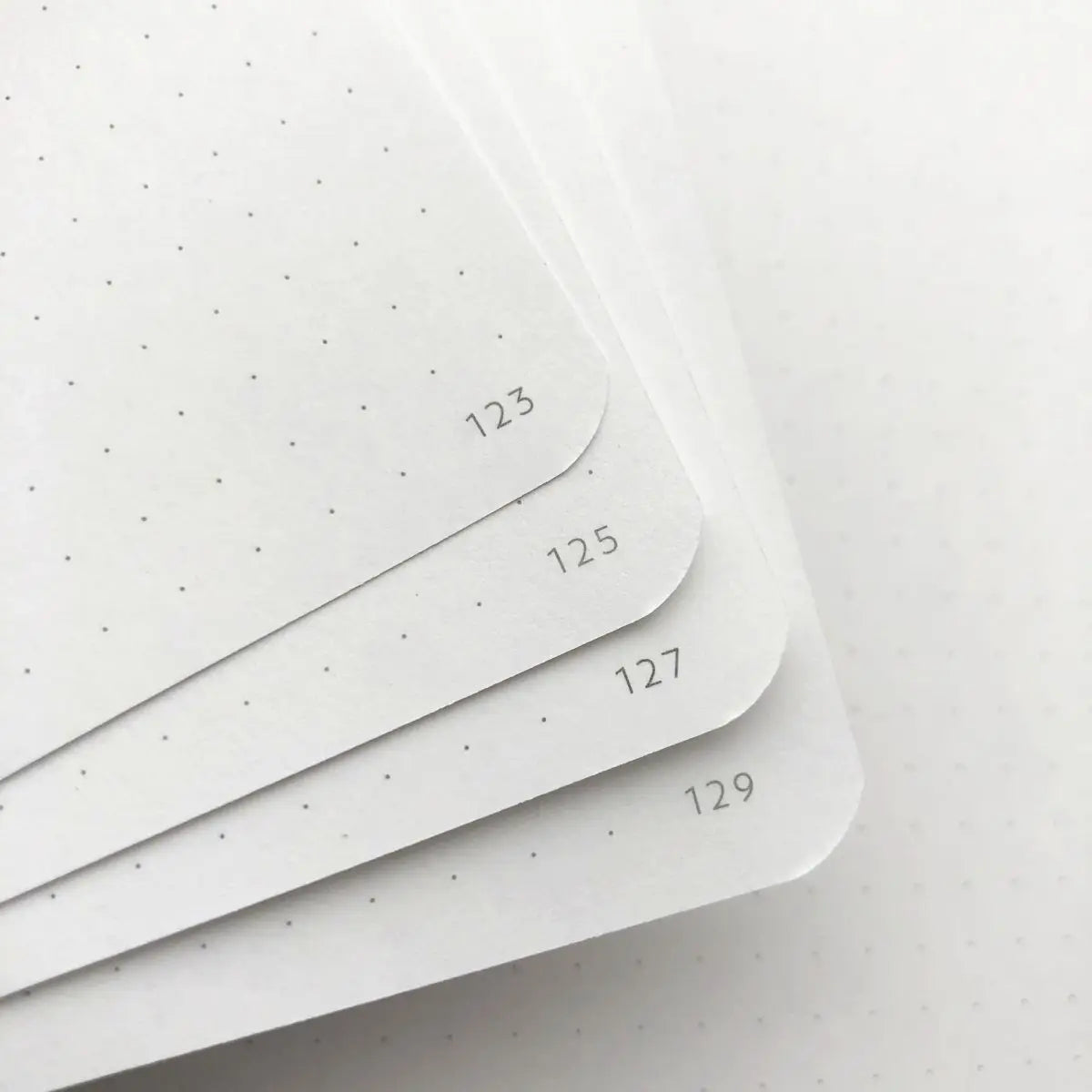 BUKE A5 Dot Grid Notebook PU Leather Cover Hardcover Floral Embossed Tea Cup Books Elegant Handwriting Journal