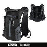 Running Backpack Vest With Water Bottle Hydration Bag, Lightweight Bicycle Running, Jogging, Marathon Riding, Hiking Bag