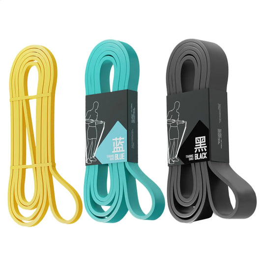 Resistance Workout Bands Set Elastic Strength Training & Stretching Equipment For Home Gym, Pilates Yoga, Arm Leg Chest Back