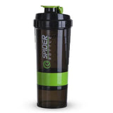 550ml 3 Layer Shaker Bottle Protein Mixing Shake Cup Sports Fitness Water Cup Scaled Plastic Water Bottles with Medicine Box Hot