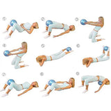 25cm Yoga Ball Exercise Gymnastic Fitness Pilates Ball Balance Exercise Gym Fitness Yoga Core Ball Indoor Training Equipment