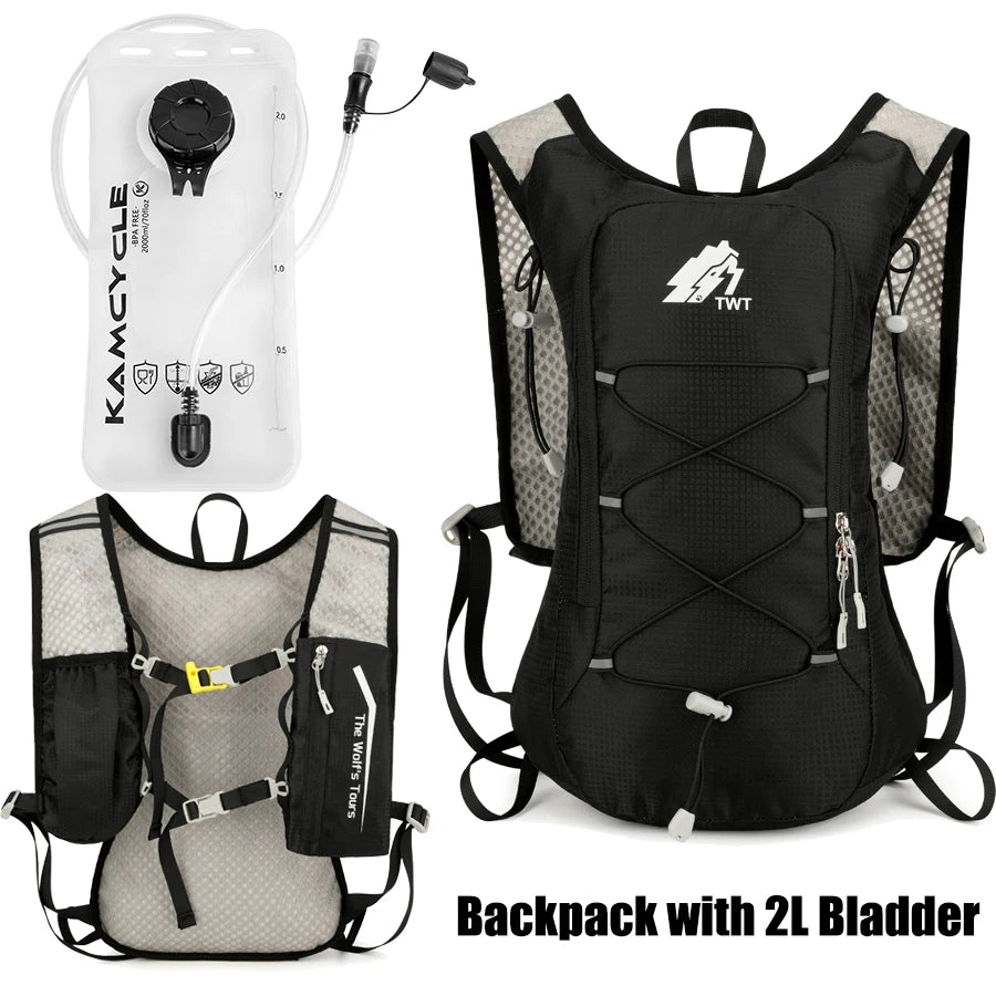 Running Vest with 2L Hydration Bladder | Ultra-Light 5L Hydration Pack | Perfect for Trail Running, Cycling, Hiking & Marathons