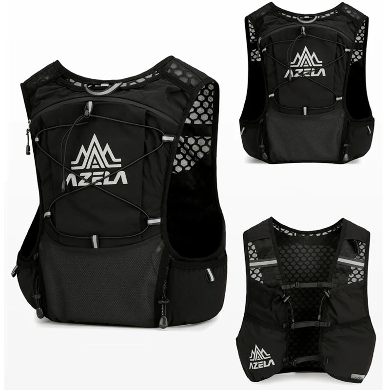 Outdoor Trail Running Backpack Ultralight Running Race Hydration Vest Breathable Jogging Vest for Marathon Cycling Hiking Trail