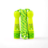 Toddler Jump Rope Wear Resistant Cotton Cord Length Adjustable Soft Skipping Rope With Smooth Handles For Kids Boys Girls