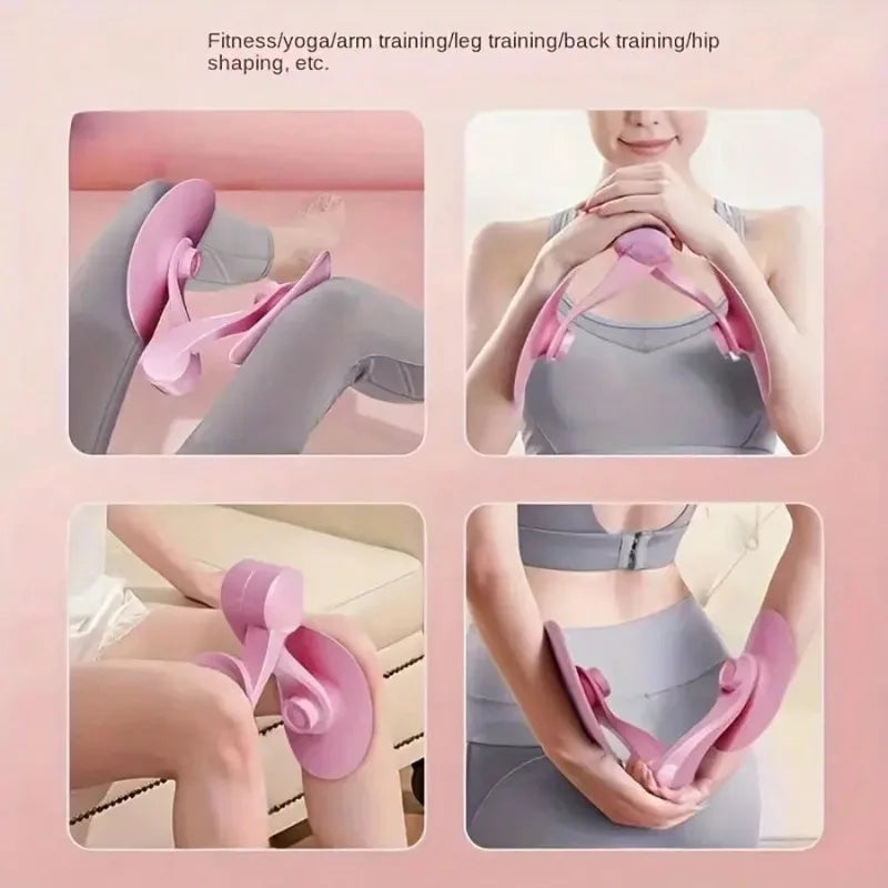 Multifunctional Yoga Trainer Legs Beauty Device for Women Pelvic Floor Muscle Training Postpartum Repair Inner Thigh Exerciser