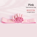 Kids Dance Stretch Band, 8/10/12-Segment Ballet Practice Elastic Band for Children, Latin Jazz Stretching Resistance Training