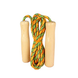 Sports Skipping Rope Wood Grip Handle Children Kid Fitness Equipment Training Practice Speed Jump Random Color
