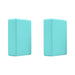 2PCS Aqua Blue