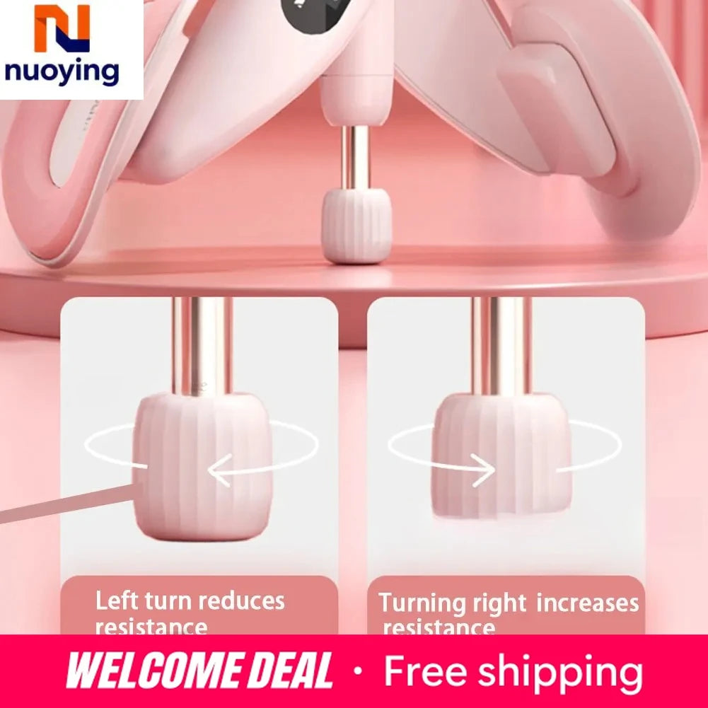 Thigh Master Pelvic Floor Trainer Adjustable Resistance with Counter Kegel Exercises Device Muscle Trainer for Women Home Gym