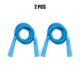 2/4/8/16Pcs Cotton Rubber Skipping Rope For Fitness Elementary School Cloth Braided Rope Fitness Student School Exercise