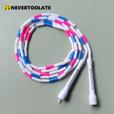 NEVERTOOLATE  CC handle hard PE beads 2.9m length jump skipping rope skip rope  coachchris same good quality