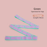 Kids Dance Stretch Band, 8/10/12-Segment Ballet Practice Elastic Band for Children, Latin Jazz Stretching Resistance Training