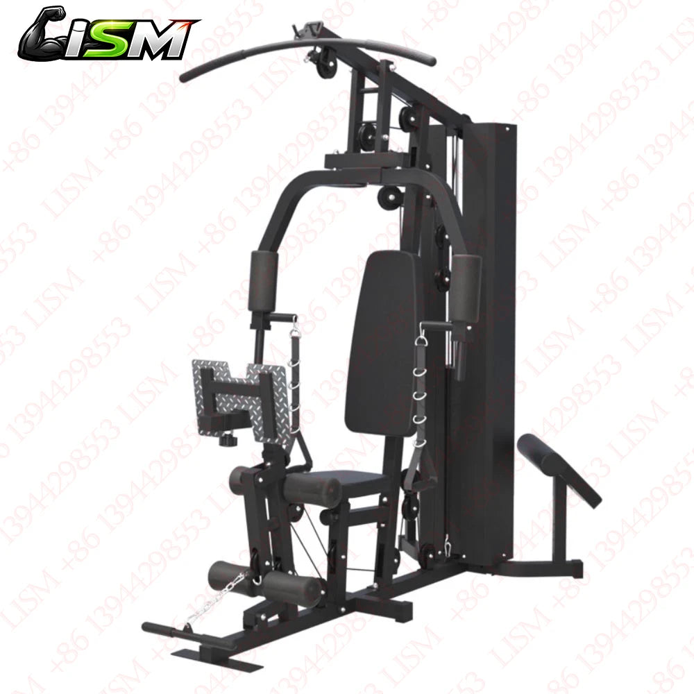 148LB Multifunctional Home Gym Full Body Workout Equipment Cable Pulley System Strength Training Fitness Exercise Machine Set