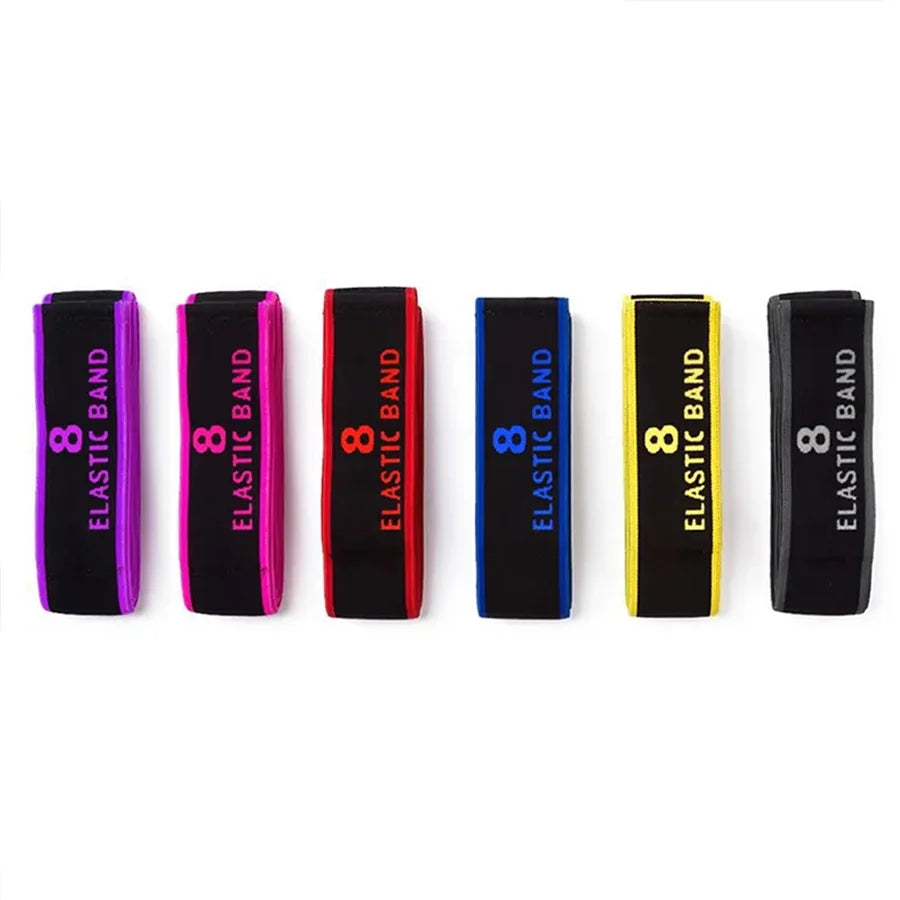 8 Section Style Dance Yoga Stretching Belt Pilates Fitness Tension Digital Elasticity Latin Elastic Stretch Resistance Band