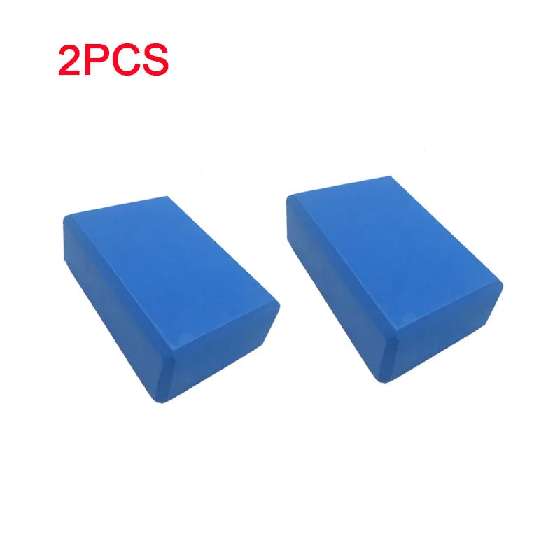 New 2PCS Yoga Building Blocks Cubes Pilates Bricks Reinforcement Mats Exercise Home Sports Supplies Exercise Eva YJZ01