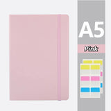 A5 Business with PU Notebook, Student Notebook, 200 Pages, Handcrafted Bookbook, Handcrafted Bookbook, Comes with Memo Paper