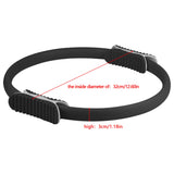 Yoga Ring Double Handle Pilates Ring Portable Fitness Body Ring Women Girl Workout Exercise Circle Resistance Elasticity Circles