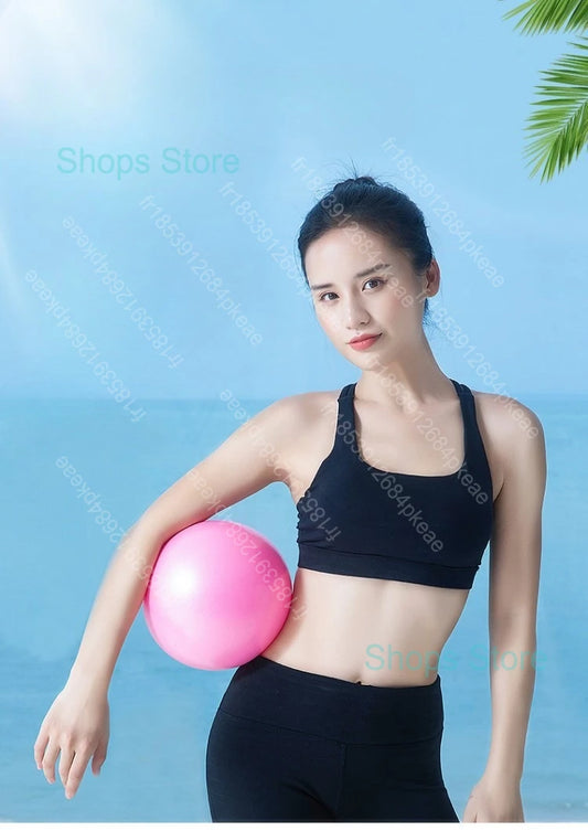 25cm Yoga Ball Exercise Gymnastic Fitness Pilates Ball Balance Exercise Gym Fitness Yoga Core Ball Indoor Training Equipment