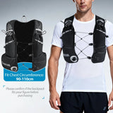 8L Breathable Hydration Vest Trail Running Backpacks Lightweight Cycling Run Jogging Marathon Backpack Riding Bike Climbing Bag