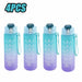 4pcs-Green-purple