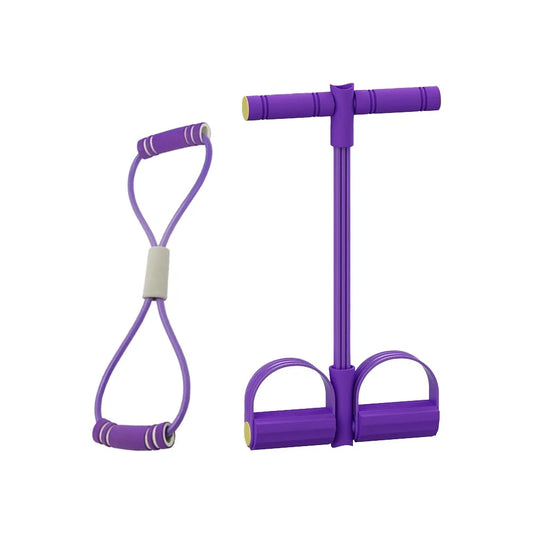 New 6-Tube Resistance Bands Set with Foam Sport At Home Yoga Elastic Band Shoulder Opening TPE Yoga Pedal Puller for Abdomen Arm