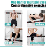 Door mounted horizontal bar home indoor fitness equipment without punching pull up single and parallel bar door frame trainer