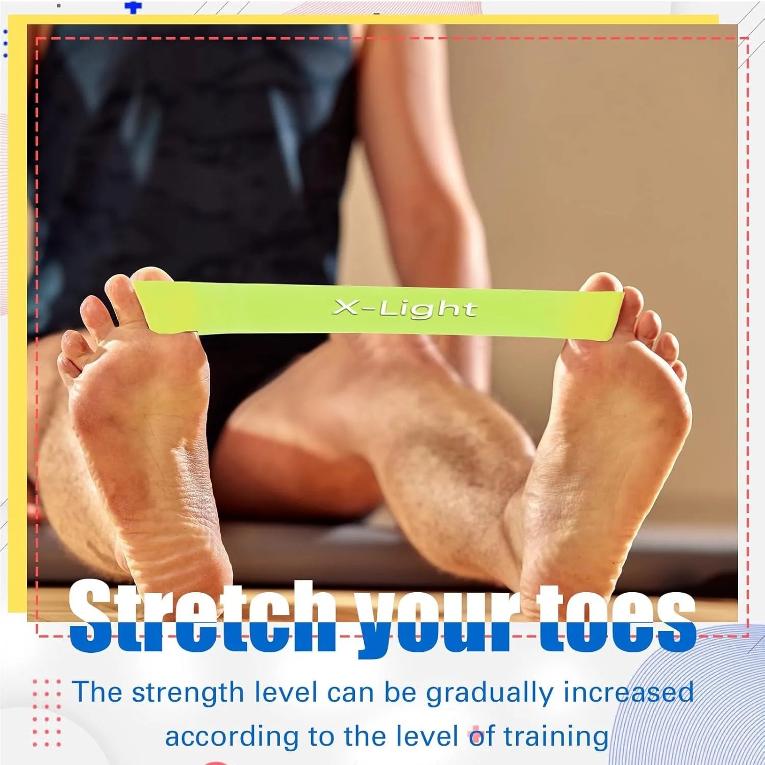 5pcs Toe Stretch Bands, Big Toe Spacers, Finger Resistance Stretchers, Women Men Foot Thumb Yoga Bands Finger Exercise Straps