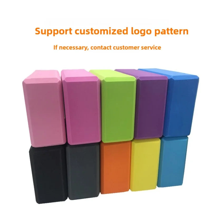 Lezyan EVA Yoga Brick 120g Split Practice Brick High Density Yoga Blocks Pilates customized  Accessories Equipment Fitness