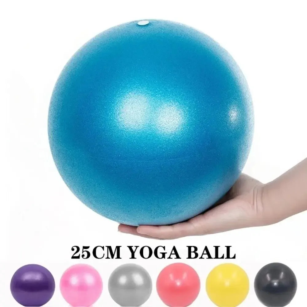 Mini 25cm Yoga Ball Soft PVC Inflatable Pilates Ball Easy Inflation Non Slip Balance Balls Gym Fitness