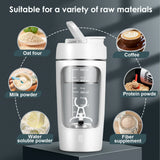 Electric Shake Cup Fully Automatic Mixing Cup Charging Milk Shake Sports Portable Protein Powder Shake Cup，650ml