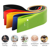 5-Level Resistance Bands Set for Yoga Pilates Home Gym Exercise Fitness Sport Elastic Rubber Bands for Workout Gym Accessories