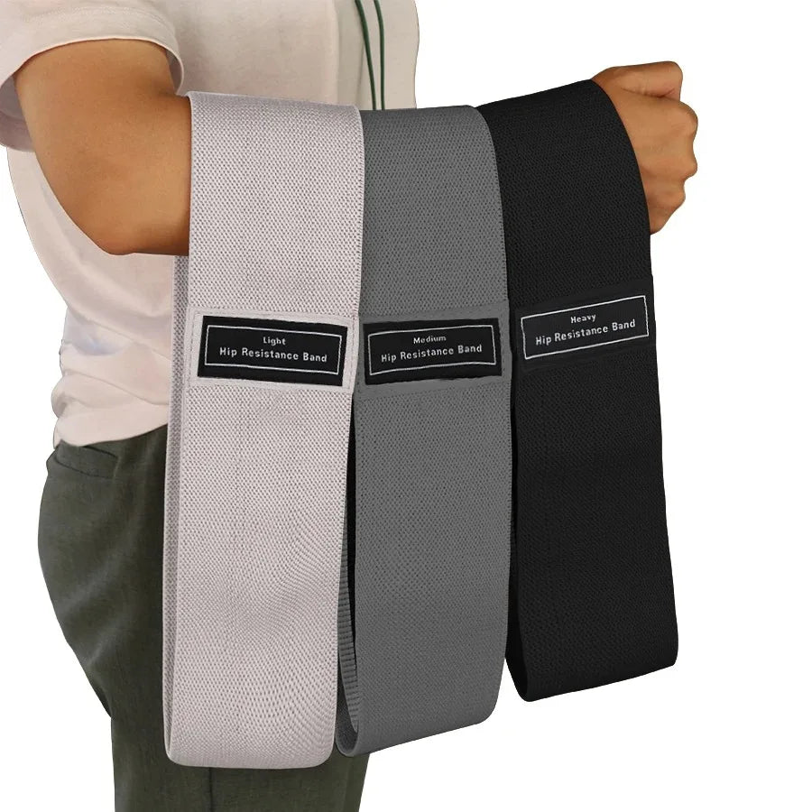 1pc/1 Set Fabric Resistance Hip Bands Glute Thigh Workout Circle for Squats Yoga Stretching Fitness Loops Gym Equipment
