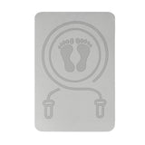 【S】6MM Skipping Rope Mat Anti-noise Jump Rope Mat Floor Mats Exercise Shock Absorption Yoga Mat TPE Skipping Mat Fitness