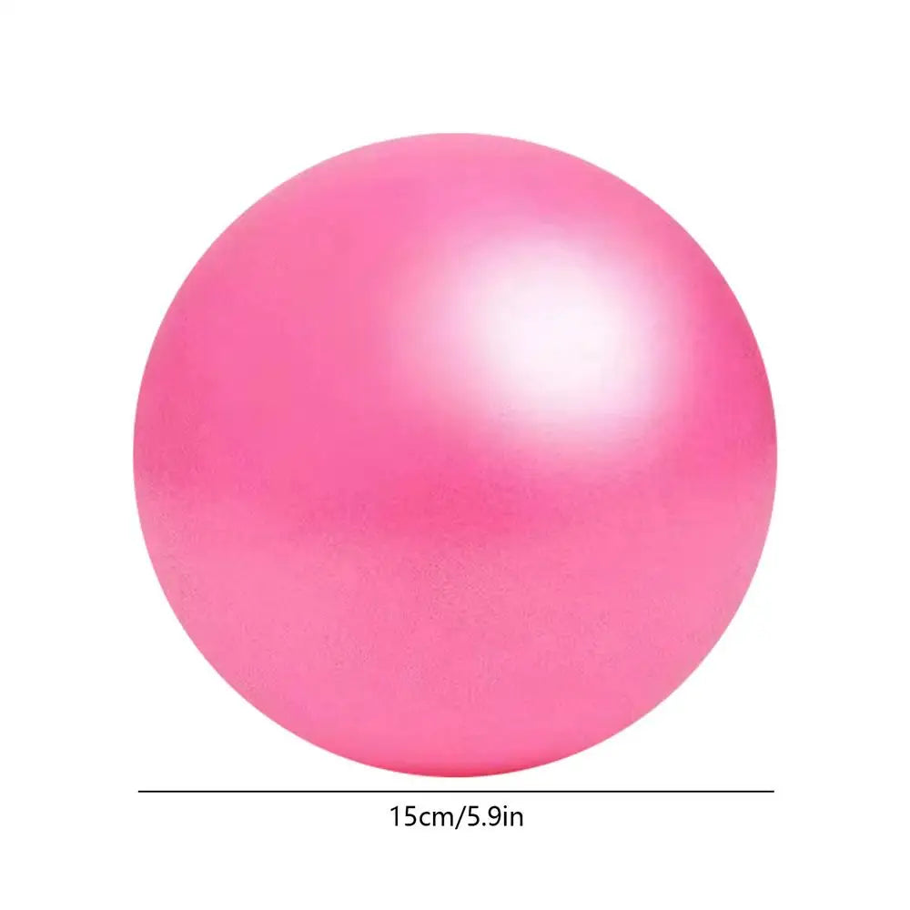 Yoga Ball 5.9 & 9.8 Inch PVC Balance Core Trainer Anti-Burst Pilates Fitness Ball For Home Gym Office Yoga Dance Meditation