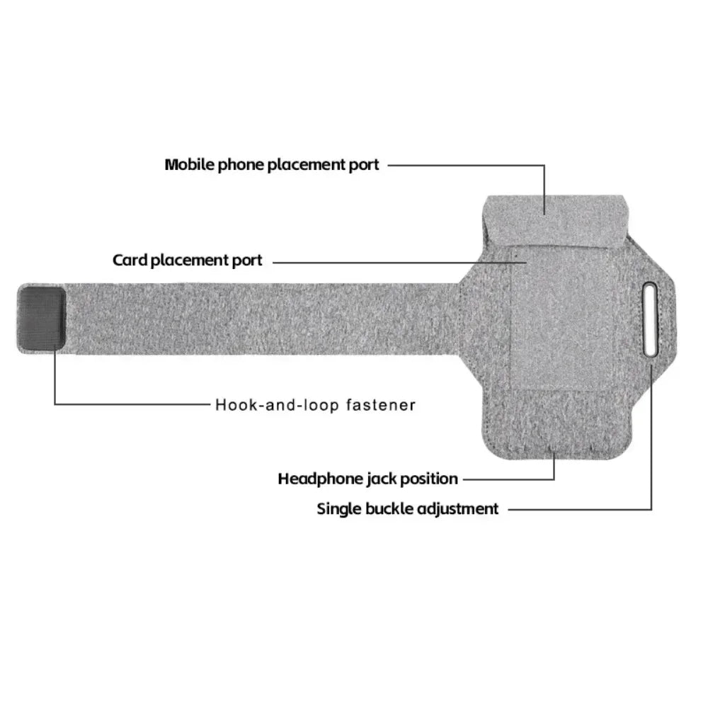 HAISSKY Ultra-thin Running Bags Sport armband For iPhone 17 16 15 14 13 11 Pro Max17 Air 15 Plus Samsung S25 Ultra Xiaomi Arm Po