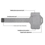 HAISSKY Ultra-thin Running Bags Sport armband For iPhone 17 16 15 14 13 11 Pro Max17 Air 15 Plus Samsung S25 Ultra Xiaomi Arm Po