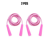 2/4/8/16Pcs Cotton Rubber Skipping Rope For Fitness Elementary School Cloth Braided Rope Fitness Student School Exercise