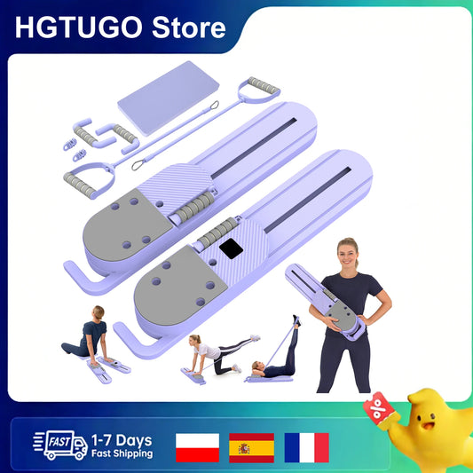 Multifunctional Fitness Board Split Type Abdominal Push Up Plate Pilates Ab Core Workout Equipment Trainer Muscle Curling