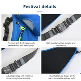 Sports Waist Bag With Water Bottle Holder Waterproof Running Phone Belt Bag For Men Women Outdoor Gym Cycling Hiking Fanny Pack
