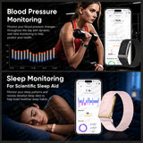 New Fitness Tracker ECG Heart Rate Smart Bracelet Blood Pressure Blood oxygen Sleep 24/7 Monitoring SMS Call Reminder Smart Band