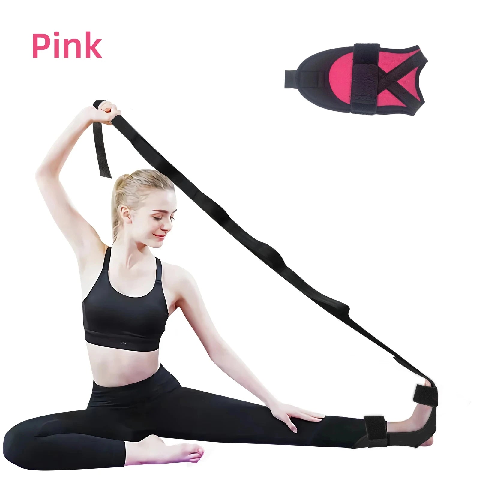 Fascia Stretcher Finally Flexible Again Yoga Strap Belt Foot Stretching Band Stroke Hemiplegia Rehabilitation Leg Stretcher