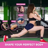 Ankle Straps Resistance Bands Set Fitness Workout Exercise Equipment Ankle Weight Yoga Elastic Fitness Band For Gym Man Woman
