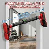 Adjustable Telescopic Door Pull Up Bar, Non-Slip, for Home & Gym Strength Training, Durable Fitness Equipment for Men and Women