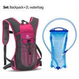 Sports Backpack Water Bag Set 2Liters Outdoor Hiking Waterbag Rucksack Cycling Water Bladder Knapsack Refill Hydration Bag Pack