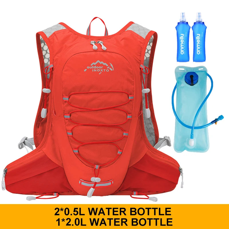 12L Cycling Hydration Vest Running Backpack Lightweight Riding Vest Pack Backpack Running Camping Bag Mountaineering Equipment