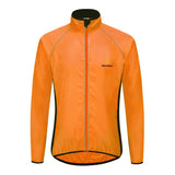 WOSAWE Men Windproof Waterproof Reflective Cycling Jacket MTB Bicycle Long Sleeve Windbreaker Sleeveless Vest Bike Coat Jersey