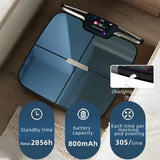 Smart Digital Body Weight Scale FSA or HSA elegible 8 Electrodes 56+Metrics -Rechargeable- WiFi & Bluetooth - Full Body Analysis