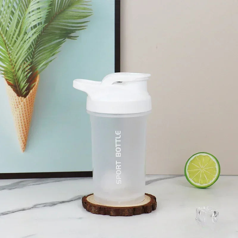 NEW Portable 300ml Protein Powder Shaker Bottle Leak Proof Water Bottle for Gym Outdoor Fitness Training Sport Mixing Cup Scale