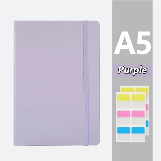 A5 Business with PU Notebook, Student Notebook, 200 Pages, Handcrafted Bookbook, Handcrafted Bookbook, Comes with Memo Paper